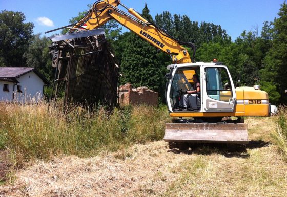 Urejanje okolice ob Muri